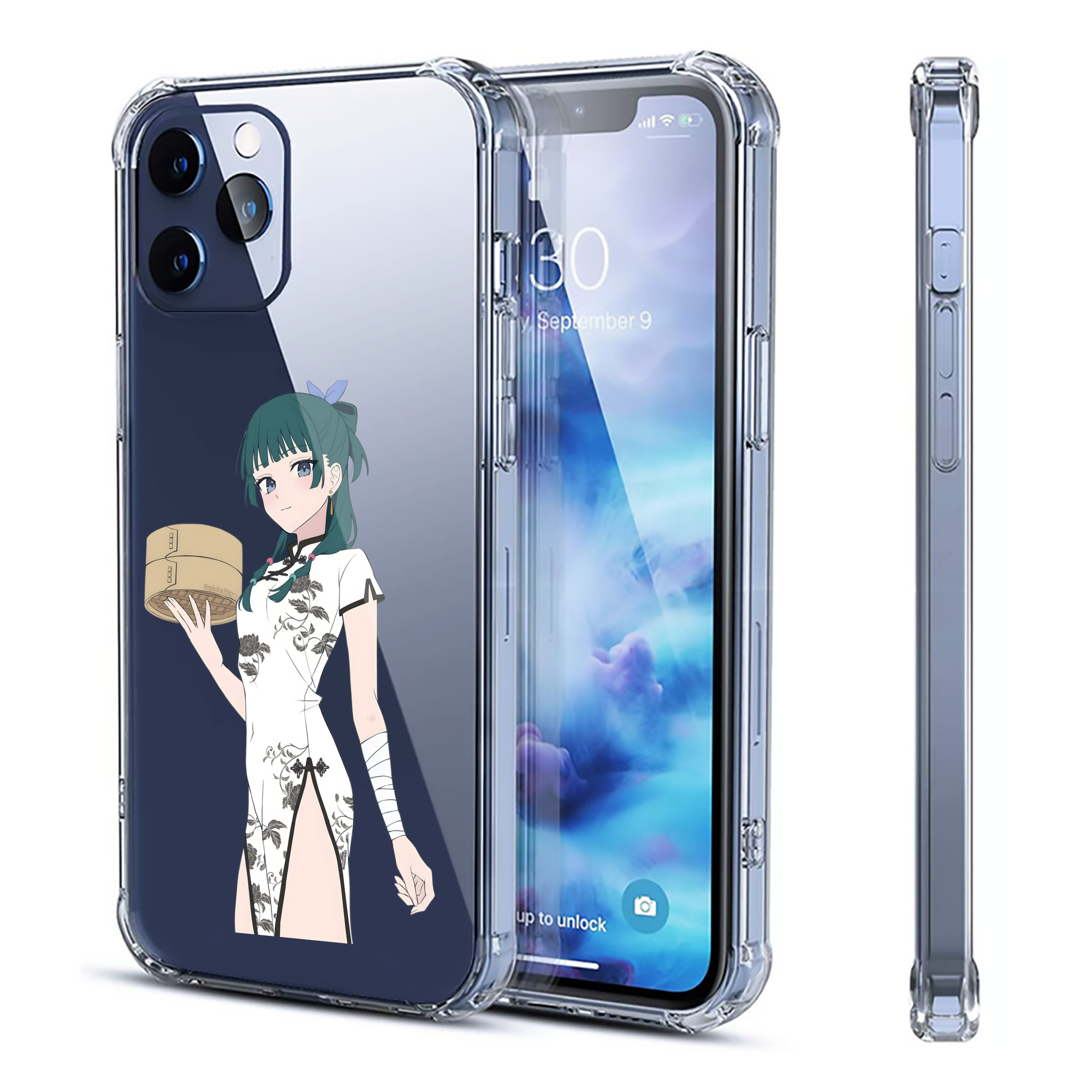 （画像用） 薬屋のひとりごと The Apothecary Diaries 【iPhone 12シリーズ対応】透明スマホケース（クリアソフトケース）
